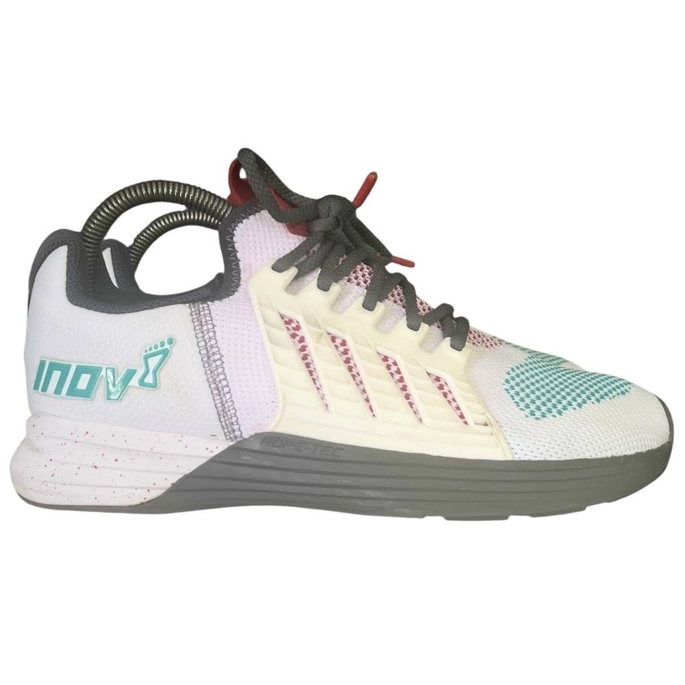 Inov-8 F-Lite G 300 Mens 7.5 Womens 9 White Grey Graphene Training Shoes